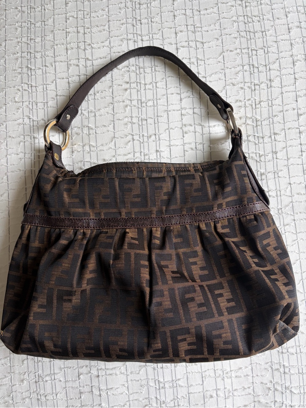 Fendi Zucca Mia Shoulder Bag